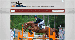 Desktop Screenshot of horsetrialsbc.com